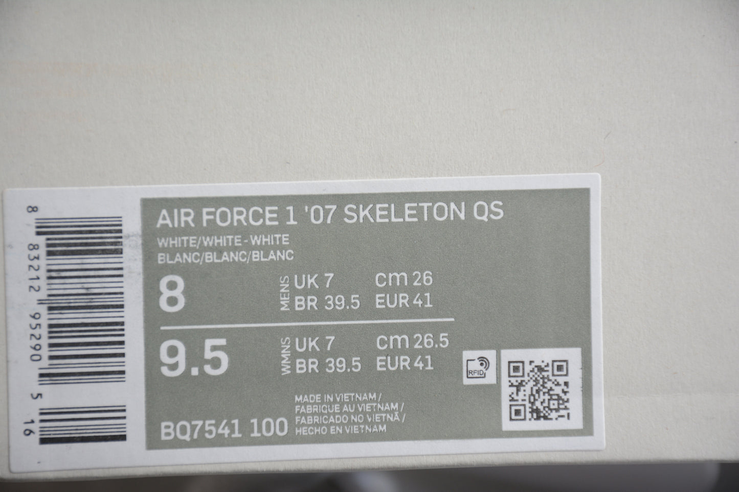AF1 Skeleton