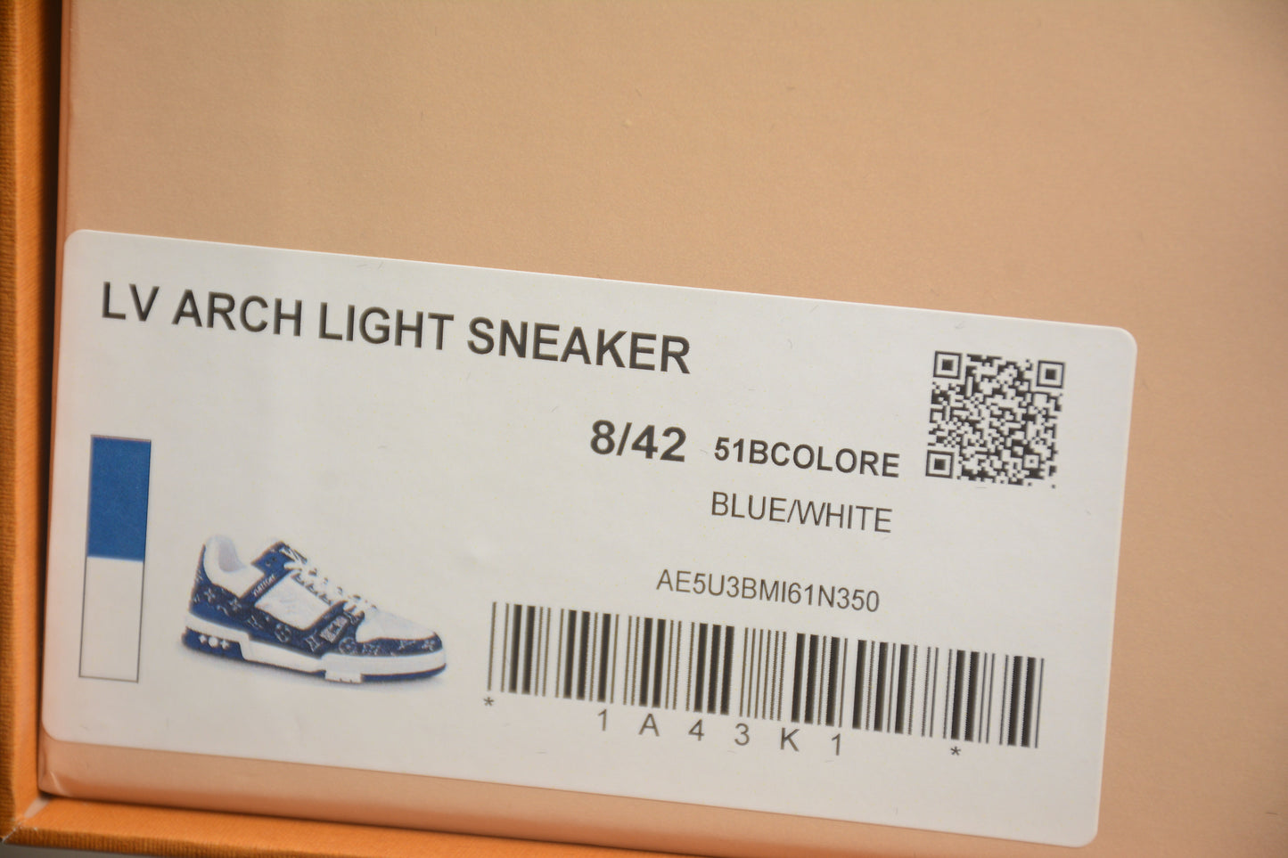 LV Classic Blue White