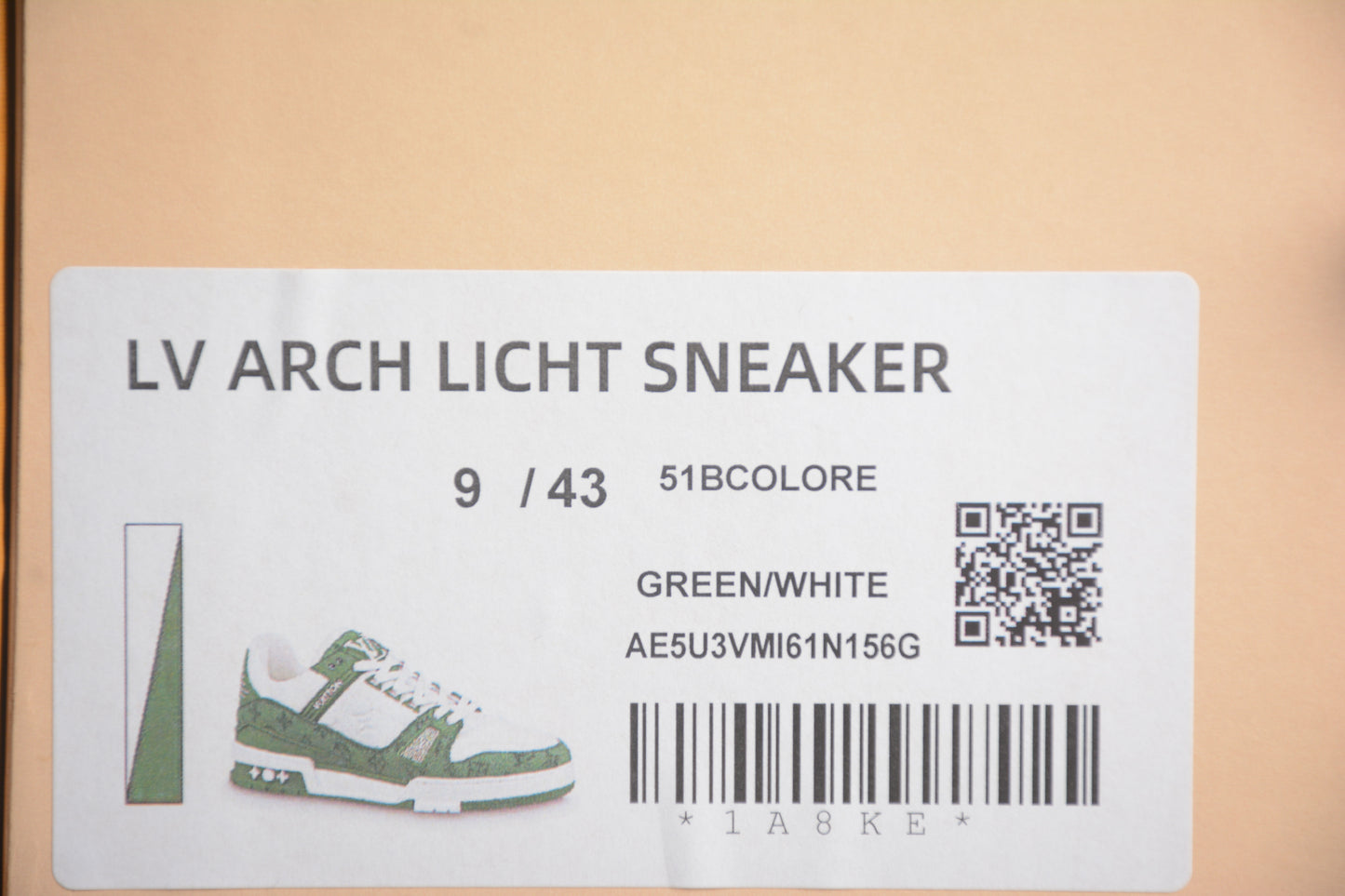 LV Classic Green White