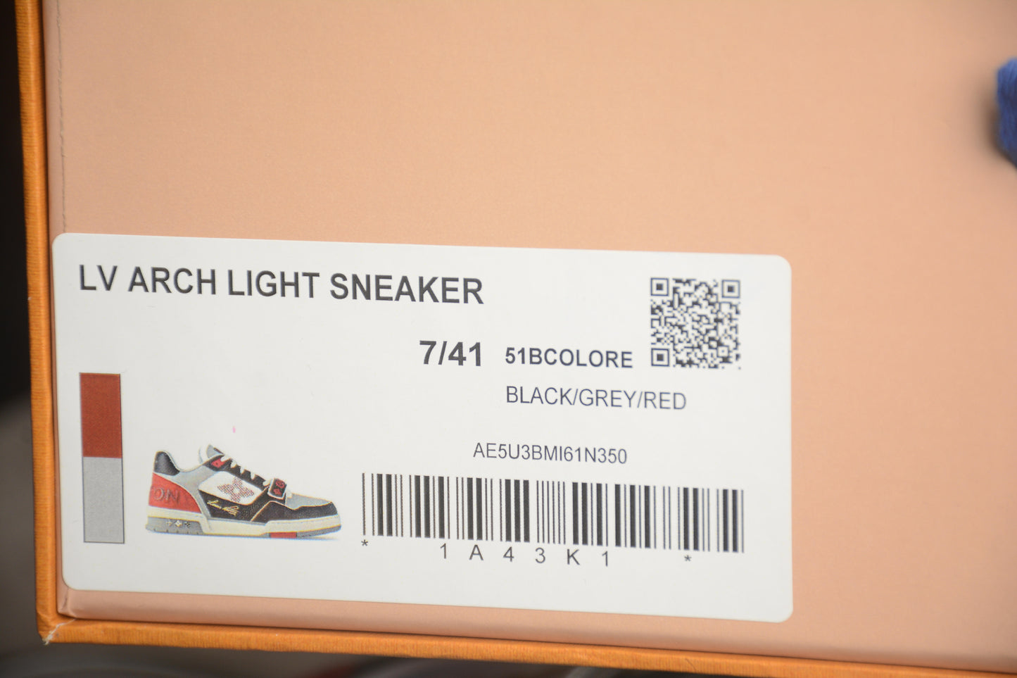 LV Black Grey Red