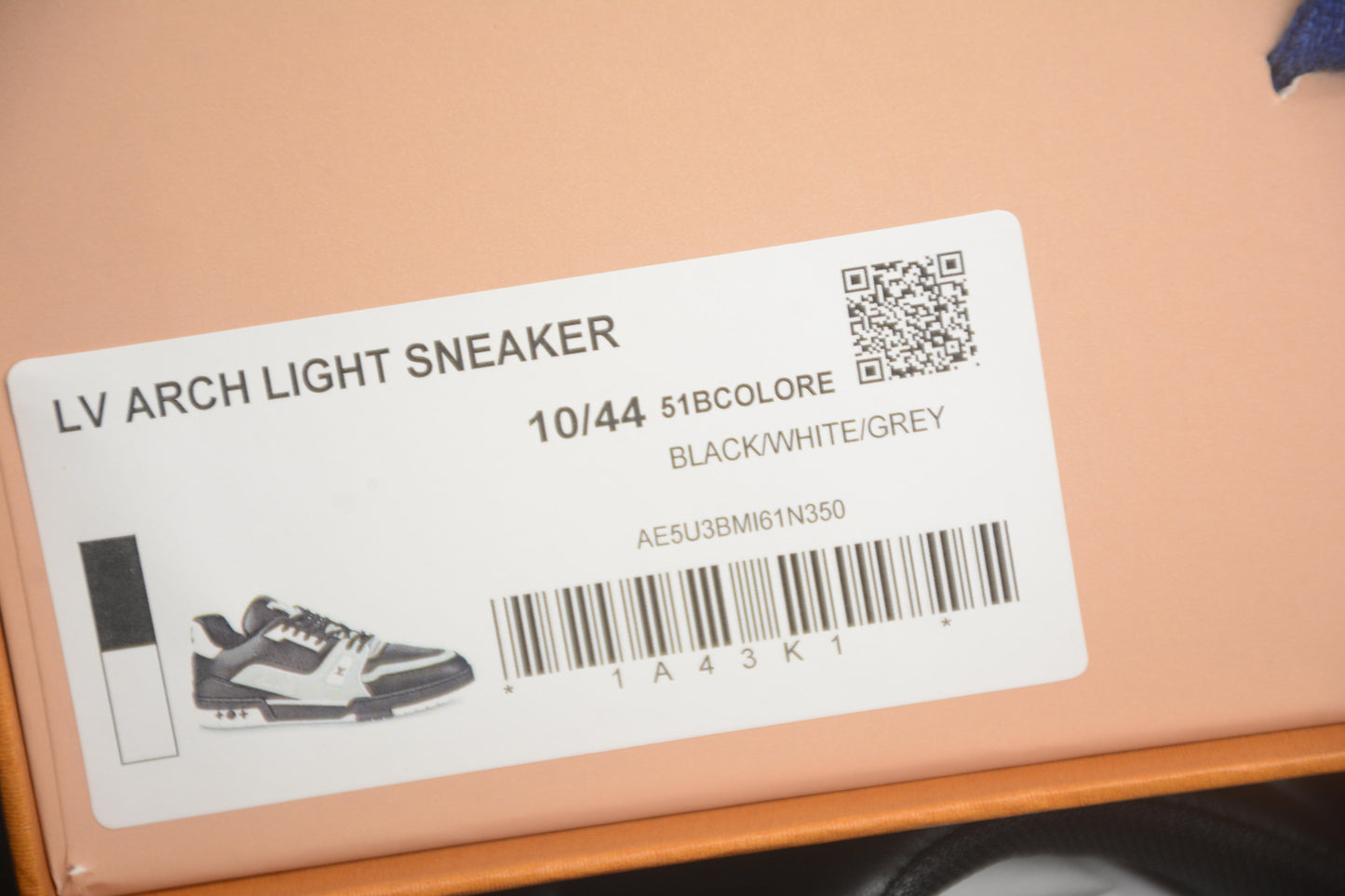 LV Classic Black White Grey