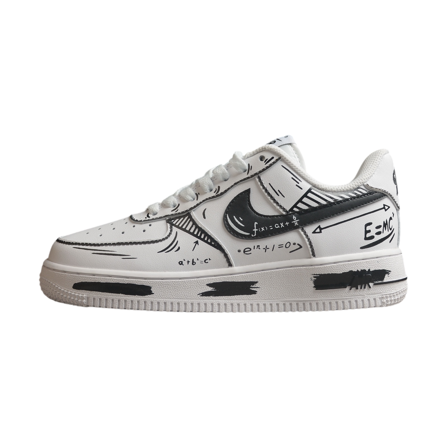 AF1 Black White
