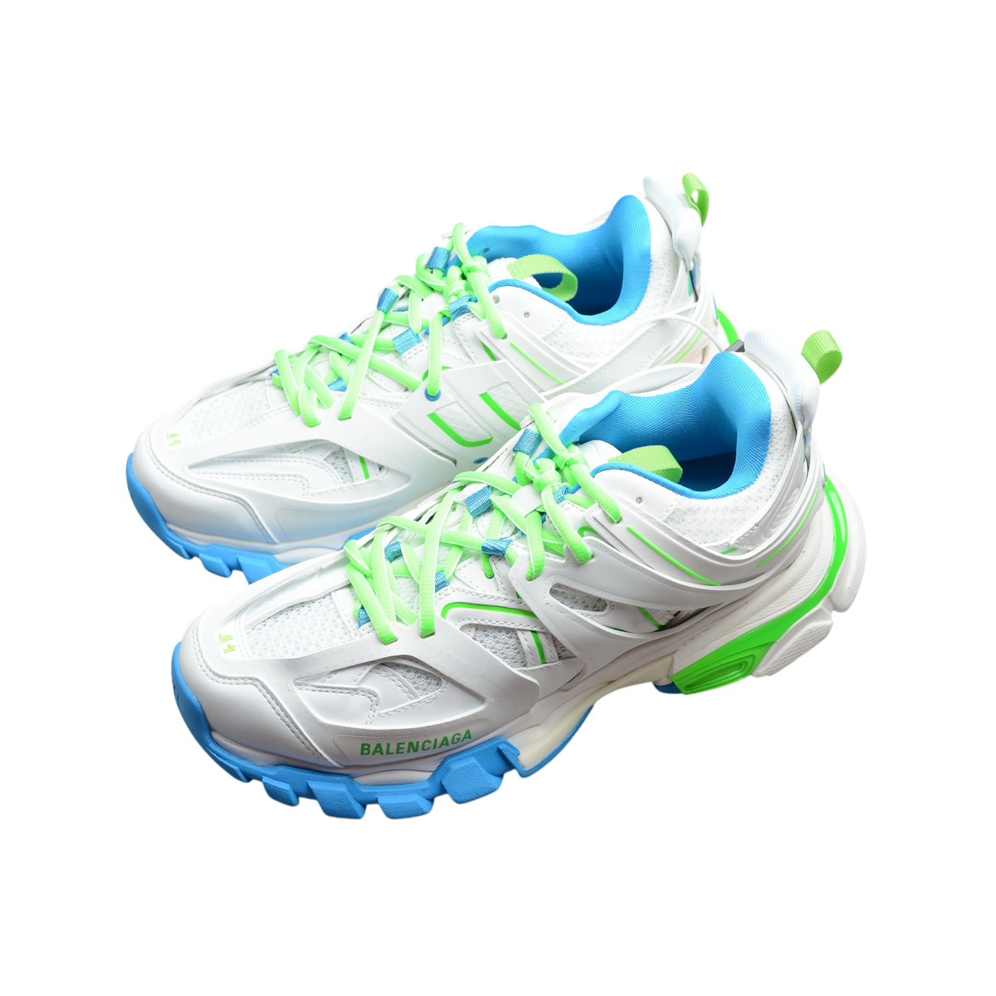 Track White Blue Green BGA