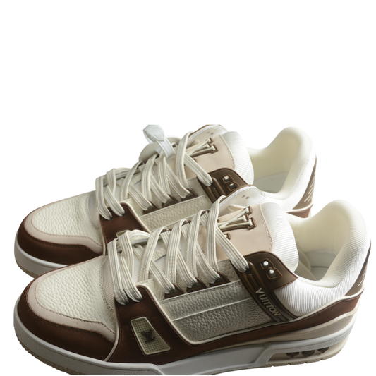 LV Classic White Brown